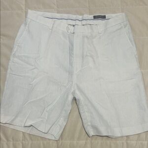 Daniel Cremieux Men's White Linen Shorts